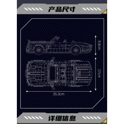 MouldKing 10031 Mould King 10031 ROLLS-ROYCE PHANTOM tỷ lệ 1:14 bộ đồ chơi xếp lắp ráp ghép mô hình Creator ROLLS-ROYCE WRAITH Sáng Tạo 1603 khối
