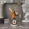 WEILE CREATION 2168 HOA KHÔNG NGỦ II TÌNH YÊU ĐAM MÊ bộ đồ chơi xếp lắp ráp ghép mô hình Creator Sáng Tạo 362 khối