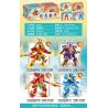MINGDI LEIBAO K0995 0995 TÂY DU MECHA 4 LOẠI WUKONG BULL DEMON KING NEZHA AO BING bộ đồ chơi xếp lắp ráp ghép mô hình 647 khối