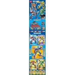 MINGDI LEIBAO K2051 2051 CÓ 5 LOẠI ÁO GIÁP BIẾN HÌNH SKYFIRE MECHA WASP BRAKE HOT ROD VÀ MECHA. bộ đồ chơi xếp lắp ráp ghép mô hình