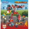 ZHEGAO 913001 CHUYỂN HÓA TRỰC TIẾP TỔ HỢP MECHA CHỮA CHÁY 8 bộ đồ chơi xếp lắp ráp ghép mô hình City Thành Phố 429 khối