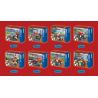 ZHEGAO 913001 CHUYỂN HÓA TRỰC TIẾP TỔ HỢP MECHA CHỮA CHÁY 8 bộ đồ chơi xếp lắp ráp ghép mô hình City Thành Phố 429 khối