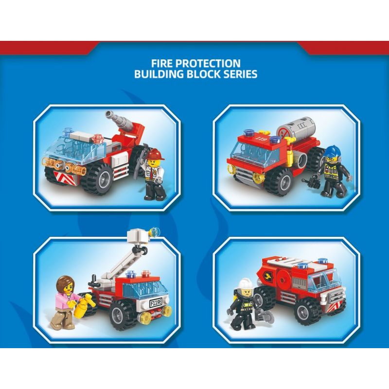 ZHEGAO 913001 CHUYỂN HÓA TRỰC TIẾP TỔ HỢP MECHA CHỮA CHÁY 8 bộ đồ chơi xếp lắp ráp ghép mô hình City Thành Phố 429 khối