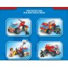ZHEGAO 913001 CHUYỂN HÓA TRỰC TIẾP TỔ HỢP MECHA CHỮA CHÁY 8 bộ đồ chơi xếp lắp ráp ghép mô hình City Thành Phố 429 khối