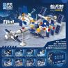 ZHEGAO 915002 TRẠM VŨ TRỤ 8 MÔ HÌNH bộ đồ chơi xếp lắp ráp ghép mô hình City Thành Phố 818 khối