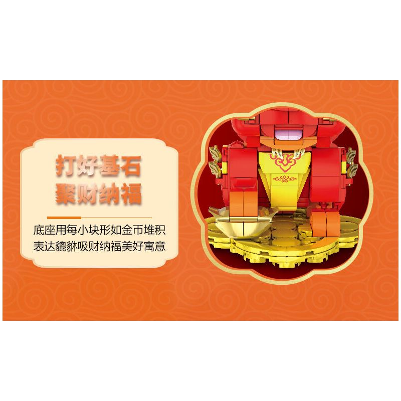 KAIDO KD99021 99021 TỲ HƯU TỐT LÀNH bộ đồ chơi xếp lắp ráp ghép mô hình Creator Sáng Tạo