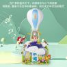 KAIDO KD99015 99015 FANTASY TEDDY CUỘC PHIÊU LƯU KỲ ẢO CỦA KHINH KHÍ CẦU bộ đồ chơi xếp lắp ráp ghép mô hình TEDDY MAGIC LAUNCH ADVENTURE