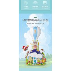 KAIDO KD99015 99015 FANTASY TEDDY CUỘC PHIÊU LƯU KỲ ẢO CỦA KHINH KHÍ CẦU bộ đồ chơi xếp lắp ráp ghép mô hình TEDDY MAGIC LAUNCH ADVENTURE