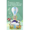 KAIDO KD99015 99015 FANTASY TEDDY CUỘC PHIÊU LƯU KỲ ẢO CỦA KHINH KHÍ CẦU bộ đồ chơi xếp lắp ráp ghép mô hình TEDDY MAGIC LAUNCH ADVENTURE