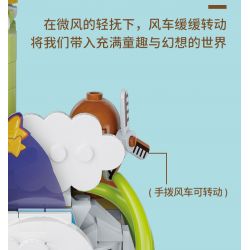 KAIDO KD99015 99015 FANTASY TEDDY CUỘC PHIÊU LƯU KỲ ẢO CỦA KHINH KHÍ CẦU bộ đồ chơi xếp lắp ráp ghép mô hình TEDDY MAGIC LAUNCH ADVENTURE