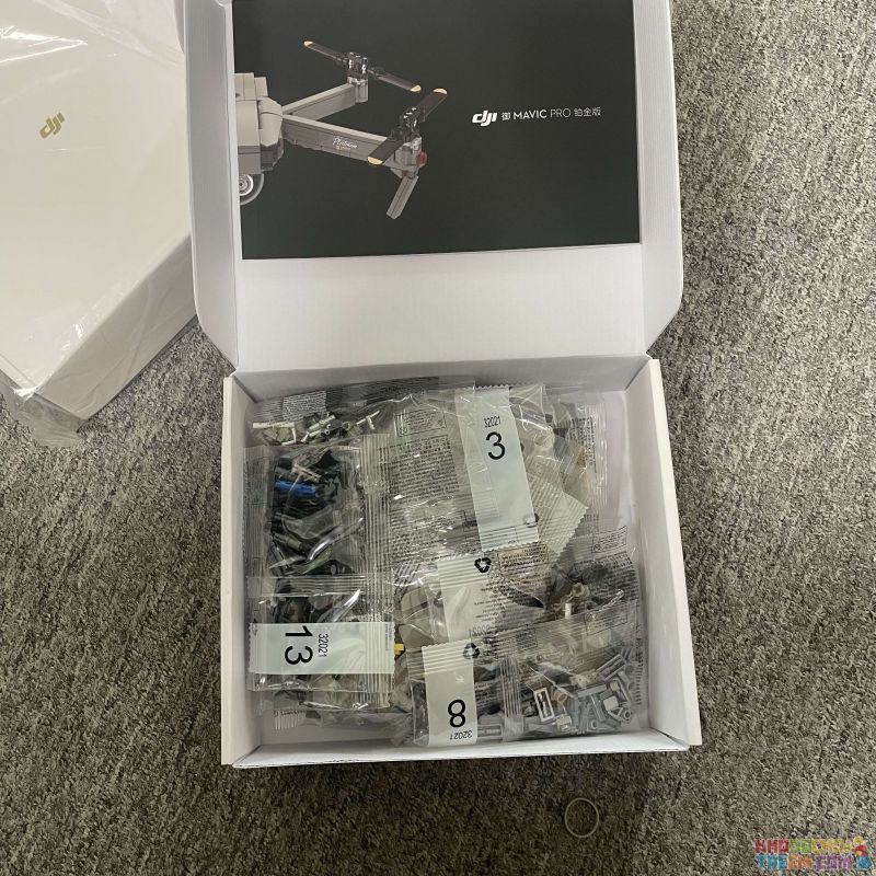 DJI 32008 non  MÁY BAY KHÔNG NGƯỜI LÁI DJI bộ đồ chơi xếp lắp ráp ghép mô hình Creator MAVICPRO BRICK Sáng Tạo