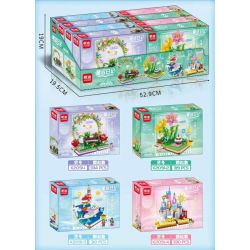 MINGDI LEIBAO K2091 2091 NHẬT KÝ TRUYỆN CỔ TÍCH 4 LOẠI MỘNG MƠ RỰC RỠ CHÚC MỪNG SINH ĐẠI DƯƠNG ÂM NHẠC CƯỠI GIÓ VÀ SÓNG bộ đồ chơi xếp lắp ráp ghép mô hình FAIRY TALE DIARY 1293 khối