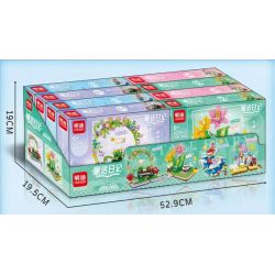 MINGDI LEIBAO K2091 2091 NHẬT KÝ TRUYỆN CỔ TÍCH 4 LOẠI MỘNG MƠ RỰC RỠ CHÚC MỪNG SINH ĐẠI DƯƠNG ÂM NHẠC CƯỠI GIÓ VÀ SÓNG bộ đồ chơi xếp lắp ráp ghép mô hình FAIRY TALE DIARY 1293 khối