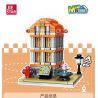JIESTAR 59081 CHẾ ĐỘ XEM PHỐ THU NHỎ HÌNH VUÔNG bộ đồ chơi xếp lắp ráp ghép mô hình MINI STREET THE SQUARE 325 khối