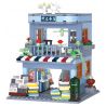 ZHEGAO 612038 HIỆU SÁCH KÝ ỨC THỜI GIAN CỬA HÀNG BÁCH HÓA QIANJIN bộ đồ chơi xếp lắp ráp ghép mô hình City BOOK STORE Thành Phố 427 khối