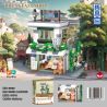 ZHEGAO 612039 KÝ ỨC NĂM THÁNG NHÀ HÀNG ĂN SÁNG CỦA MỌI NGƯỜI bộ đồ chơi xếp lắp ráp ghép mô hình City BREAKFAST SHOP Thành Phố 460 khối