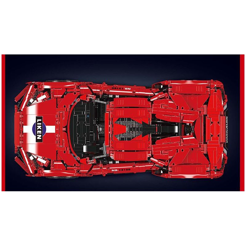 MouldKing 13190 Mould King 13190 SIÊU XE LYCAN tỷ lệ 1:8 bộ đồ chơi xếp lắp ráp ghép mô hình Technic LYKAN Kỹ Thuật Công Nghệ Cao Mô Hình Phương Tiện 4070 khối