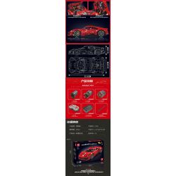 MouldKing 13190 Mould King 13190 SIÊU XE LYCAN tỷ lệ 1:8 bộ đồ chơi xếp lắp ráp ghép mô hình Technic LYKAN Kỹ Thuật Công Nghệ Cao Mô Hình Phương Tiện 4070 khối