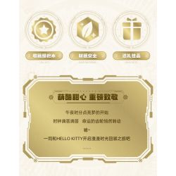 TOP TOY TC2045 2045 TC2060 2060 SANRIO THÂN HÌNH BẠCH KIM HELLO KITTY CYBORG bộ đồ chơi xếp lắp ráp ghép mô hình HELLO KITTY WHITE GOLDEN BIG FIGURE 400 khối