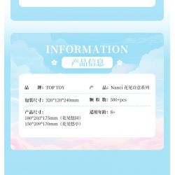 TOP TOY TC2041 2041 ĐẾN NANCI NGẮM THƠ HOA NGOÀI VƯỜN bộ đồ chơi xếp lắp ráp ghép mô hình 500 khối