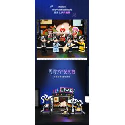 KEEPPLEY K21301 21301 BẠN CÙNG LỚP CHU TRI ÂN TÁC PHẨM KINH ĐIỂN VÀ SÂN KHẤU bộ đồ chơi xếp lắp ráp ghép mô hình CHOUCHOU 1592 khối