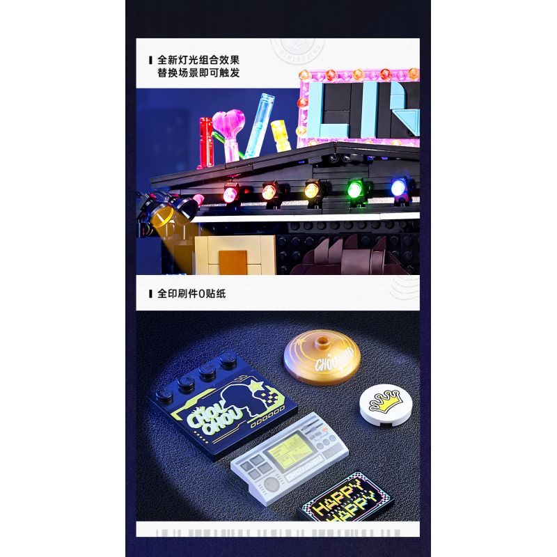 KEEPPLEY K21301 21301 BẠN CÙNG LỚP CHU TRI ÂN TÁC PHẨM KINH ĐIỂN VÀ SÂN KHẤU bộ đồ chơi xếp lắp ráp ghép mô hình CHOUCHOU 1592 khối