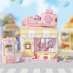 WEKKI 516501 KING ZHUO CỬA HÀNG ĐẦY MÀU SẮC CỦA AZHUO PHOTO STUDIO bộ đồ chơi xếp lắp ráp ghép mô hình