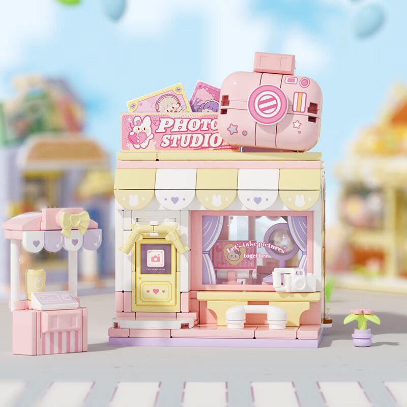 WEKKI 516501 KING ZHUO CỬA HÀNG ĐẦY MÀU SẮC CỦA AZHUO PHOTO STUDIO bộ đồ chơi xếp lắp ráp ghép mô hình