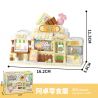 WEKKI 516503 CỬA HÀNG ĐẦY MÀU SẮC CỦA KING ZHUO NHÀ ĂN NHẸ AZHUO bộ đồ chơi xếp lắp ráp ghép mô hình