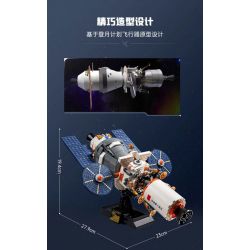 KEEPPLEY K10233 10233 KẾ HOẠCH HẠ CÁNH LÊN MẶT TRĂNG TÀU VŨ TRỤ CÓ NGƯỜI LÁI THẾ HỆ MỚI ĐỔ BỘ bộ đồ chơi xếp lắp ráp ghép mô hình City Thành Phố 572 khối