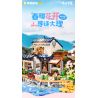 KEEPPLEY K18004 18004 ĐẠI LÝ TUYỆT VỜI HOA THƯỢNG QUAN bộ đồ chơi xếp lắp ráp ghép mô hình Creator Sáng Tạo 3399 khối