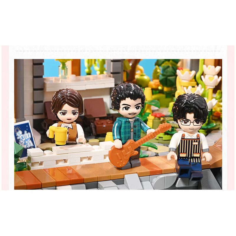 KEEPPLEY K18004 18004 ĐẠI LÝ TUYỆT VỜI HOA THƯỢNG QUAN bộ đồ chơi xếp lắp ráp ghép mô hình Creator Sáng Tạo 3399 khối