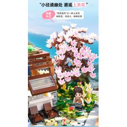 KEEPPLEY K18004 18004 ĐẠI LÝ TUYỆT VỜI HOA THƯỢNG QUAN bộ đồ chơi xếp lắp ráp ghép mô hình Creator Sáng Tạo 3399 khối