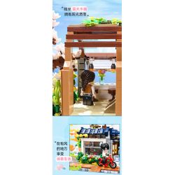 KEEPPLEY K18004 18004 ĐẠI LÝ TUYỆT VỜI HOA THƯỢNG QUAN bộ đồ chơi xếp lắp ráp ghép mô hình Creator Sáng Tạo 3399 khối