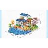 KEEPPLEY K18004 18004 ĐẠI LÝ TUYỆT VỜI HOA THƯỢNG QUAN bộ đồ chơi xếp lắp ráp ghép mô hình Creator Sáng Tạo 3399 khối