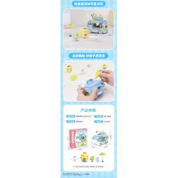 KEEPPLEY K20847 20847 SANRIO XE BÁN MÓN TRÁNG MIỆNG CHÓ TAI TO BÁNH PUDDING bộ đồ chơi xếp lắp ráp ghép mô hình Movie & Game SANRIO CHARACTERS Phim Và Trò Chơi 310 khối