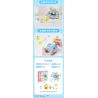 KEEPPLEY K20847 20847 SANRIO XE BÁN MÓN TRÁNG MIỆNG CHÓ TAI TO BÁNH PUDDING bộ đồ chơi xếp lắp ráp ghép mô hình Movie & Game SANRIO CHARACTERS Phim Và Trò Chơi 310 khối