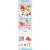 KEEPPLEY K20848 20848 SANRIO XE TẢI BURGER HELLO KITTY CHÓ PACHA bộ đồ chơi xếp lắp ráp ghép mô hình Movie & Game SANRIO CHARACTERS Phim Và Trò Chơi 340 khối