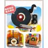 KEEPPLEY K28028 28028 CHẾ ĐỘ XEM PHỐ ĐẦY MÀU SẮC PHẦN 6 CỬA HÀNG NHẠC CỤ VÀ ĐĨA NHỰA bộ đồ chơi xếp lắp ráp ghép mô hình 351 khối