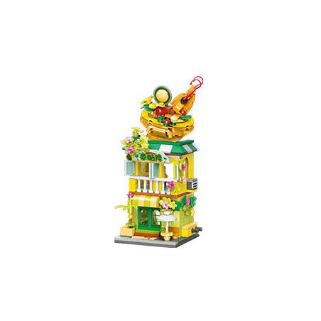KEEPPLEY K28029 28029 CHẾ ĐỘ XEM PHỐ ĐẦY MÀU SẮC PHẦN 6 NHÀ HÀNG ĐÔNG NAM Á bộ đồ chơi xếp lắp ráp ghép mô hình 391 khối