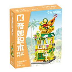 KEEPPLEY K28029 28029 CHẾ ĐỘ XEM PHỐ ĐẦY MÀU SẮC PHẦN 6 NHÀ HÀNG ĐÔNG NAM Á bộ đồ chơi xếp lắp ráp ghép mô hình 391 khối