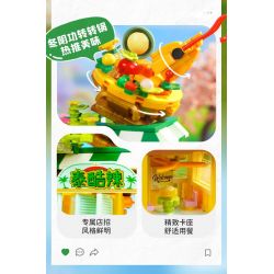 KEEPPLEY K28029 28029 CHẾ ĐỘ XEM PHỐ ĐẦY MÀU SẮC PHẦN 6 NHÀ HÀNG ĐÔNG NAM Á bộ đồ chơi xếp lắp ráp ghép mô hình 391 khối