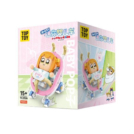 TOP TOY TC2326 2326 CUỘC SỐNG HÀNG NGÀY CỦA POPZI VÀ PIPI XE ĐẨY MINI bộ đồ chơi xếp lắp ráp ghép mô hình Movie & Game Phim Và Trò Chơi