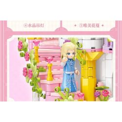 TOP TOY TC2033 2033 LÂU ĐÀI HOA MỘNG MƠ bộ đồ chơi xếp lắp ráp ghép mô hình Girl DREAM FLOWER CASTLE Con Gái