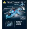 Kazi KY84182 84182 MECHA BIẾN HÌNH TRỰC THĂNG Z-20 GIÁP BLUE GOD GIANT KING bộ đồ chơi xếp lắp ráp ghép mô hình Military Army ARMED FORCES Quân Sự Bộ Đội 327 khối