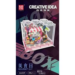 MouldKing 24039 Mould King 24039 NGÀY ĂN UỐNG bộ đồ chơi xếp lắp ráp ghép mô hình GOURMET DAY 394 khối