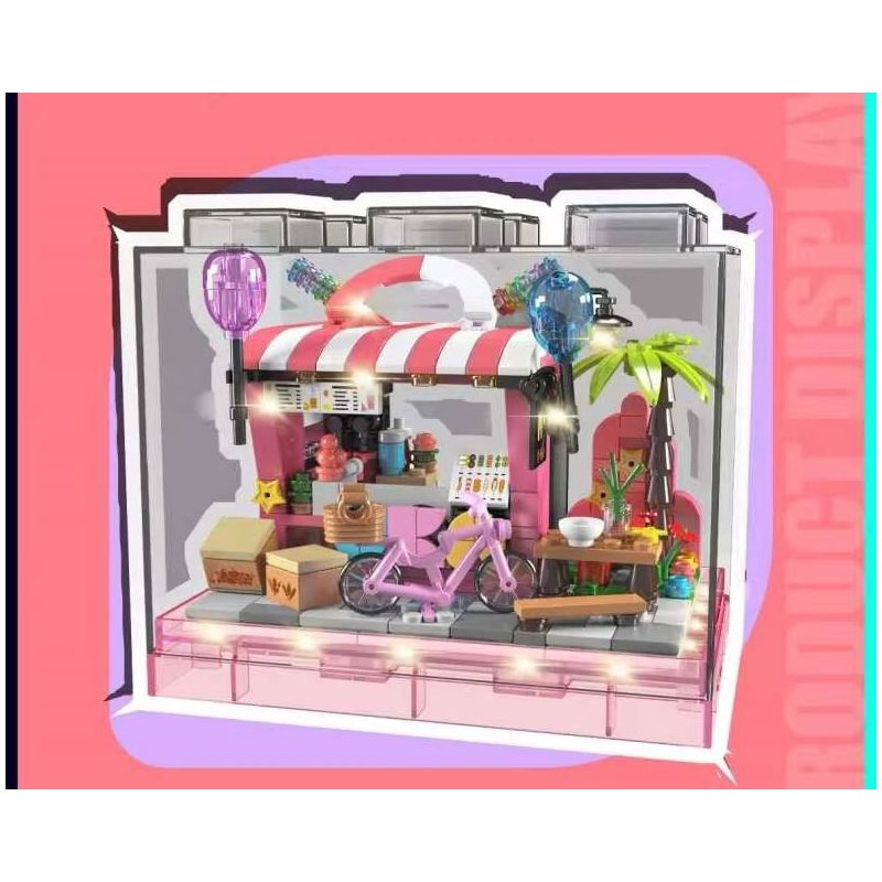 MouldKing 24039 Mould King 24039 NGÀY ĂN UỐNG bộ đồ chơi xếp lắp ráp ghép mô hình GOURMET DAY 394 khối