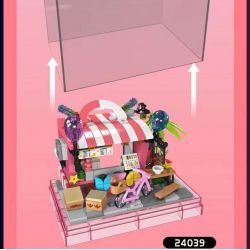 MouldKing 24039 Mould King 24039 NGÀY ĂN UỐNG bộ đồ chơi xếp lắp ráp ghép mô hình GOURMET DAY 394 khối