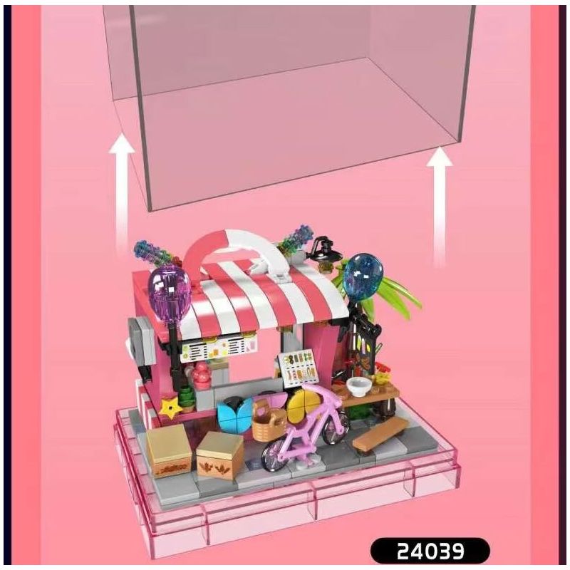 MouldKing 24039 Mould King 24039 NGÀY ĂN UỐNG bộ đồ chơi xếp lắp ráp ghép mô hình GOURMET DAY 394 khối