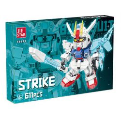 JIESTAR 58192 CHIẾN TRANH GIỮA CÁC VÌ SAO TẤN CÔNG bộ đồ chơi xếp lắp ráp ghép mô hình Movie & Game Phim Và Trò Chơi 611 khối